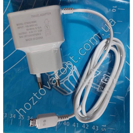 Ш2452 Зарядний мережевий пристрій для телевізорів micro USB (5V - 2A)