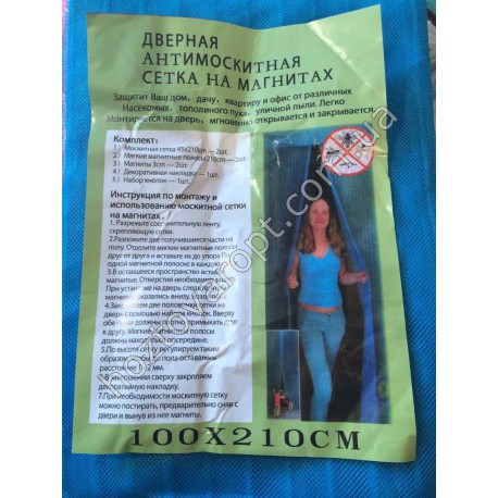 W666 Дверна москітна сітка з магнітами